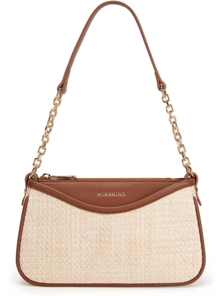 Trendy Vegan Leather Shoulder Bag For Women | Cute Small Hobo Clutch Purse